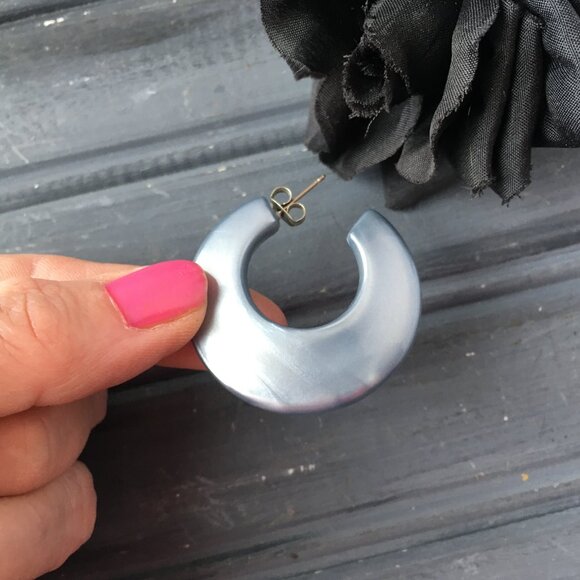 Chunky Hoop Earring Lot (Lot of 2) - Picture 3 of 9